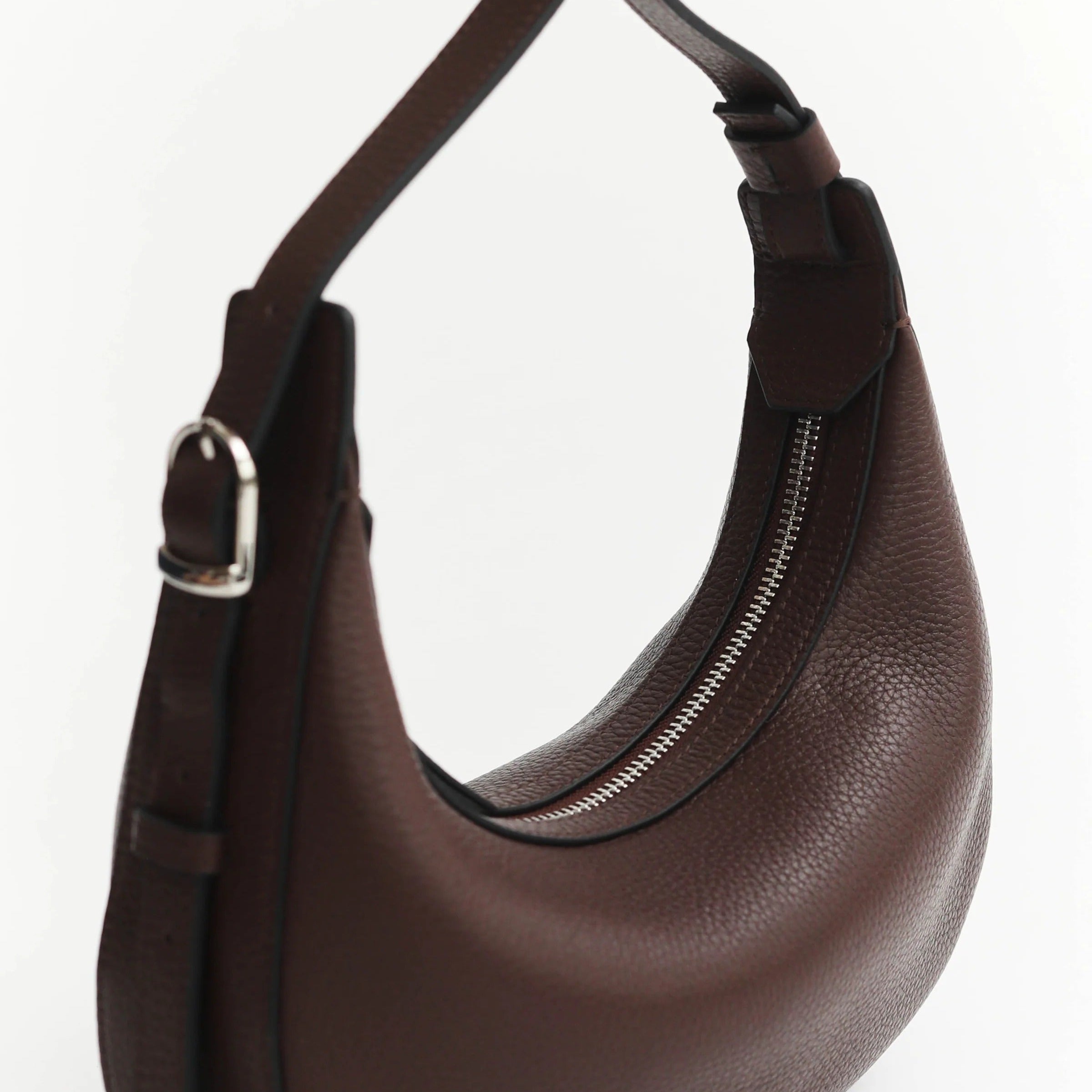 Cowhide Adjustable Shoulder Strap Underarm Bag