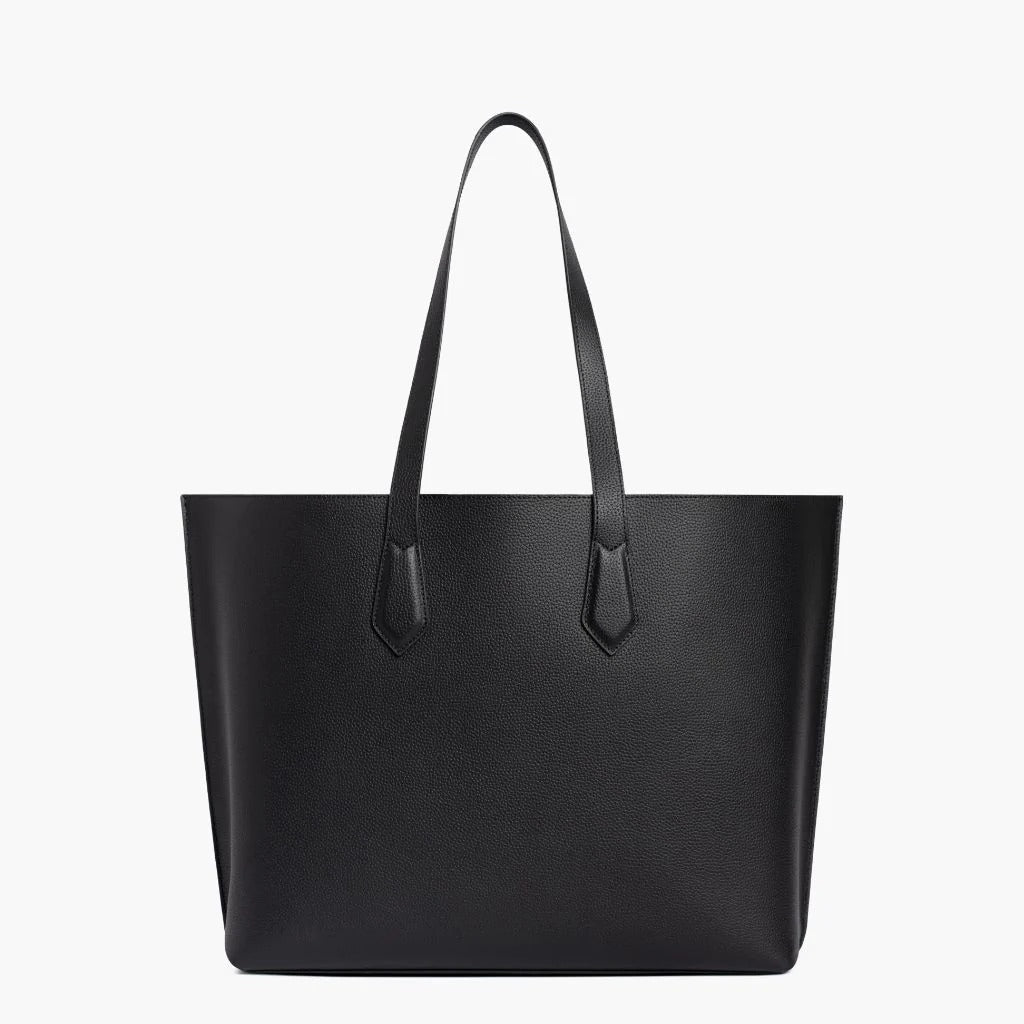 Grain Leather Commuter Tote Bag