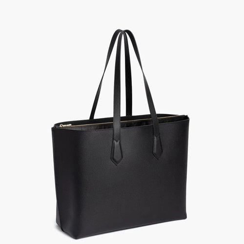 Grain Leather Commuter Tote Bag