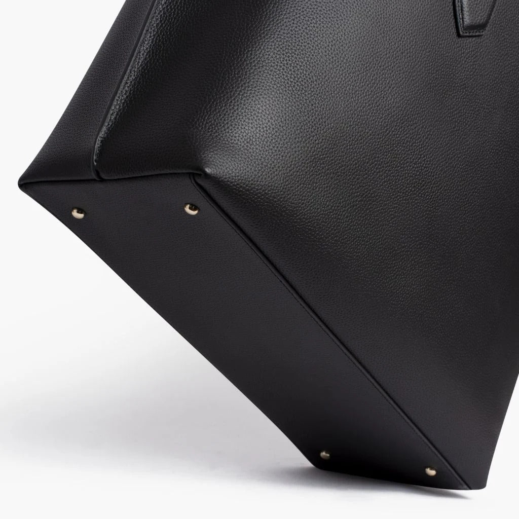 Grain Leather Commuter Tote Bag