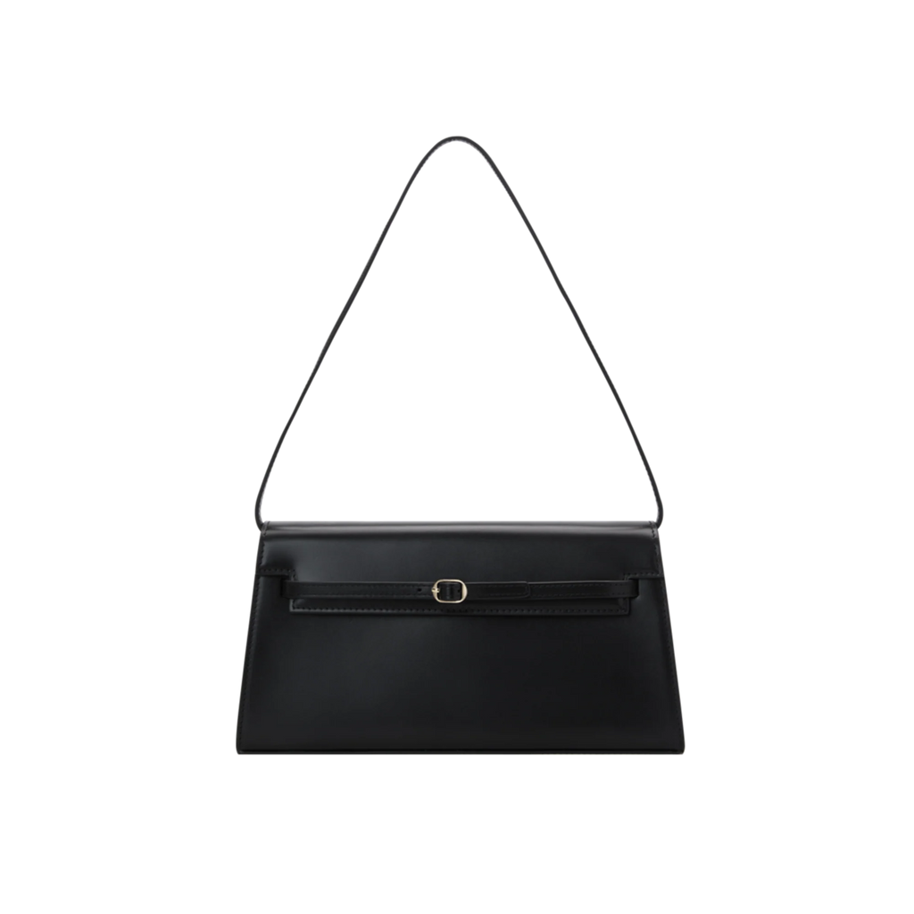 Leather Baguette Underarm Bag