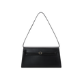 Leather Baguette Underarm Bag