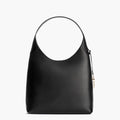Minimalist Smooth Cowhide Underarm Tote Bag